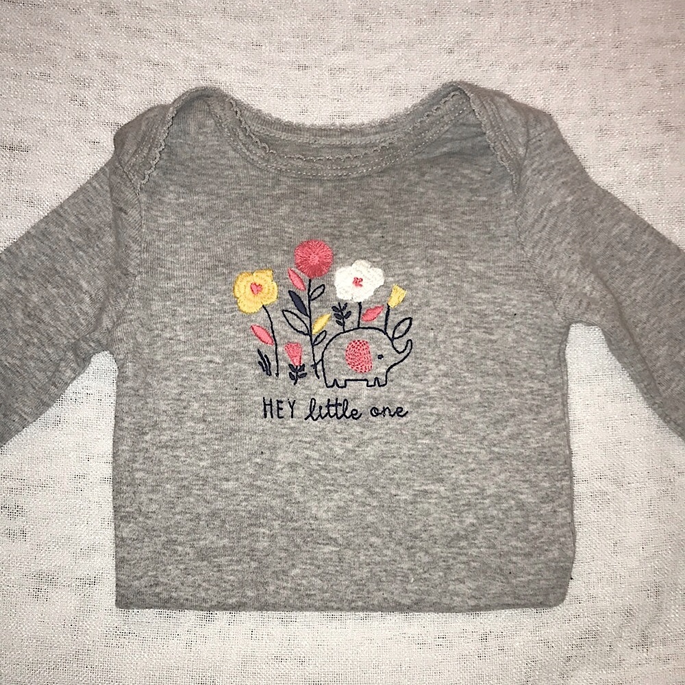 CARTER’S | Baby Girls Hey Little One Bodysuit | 3M